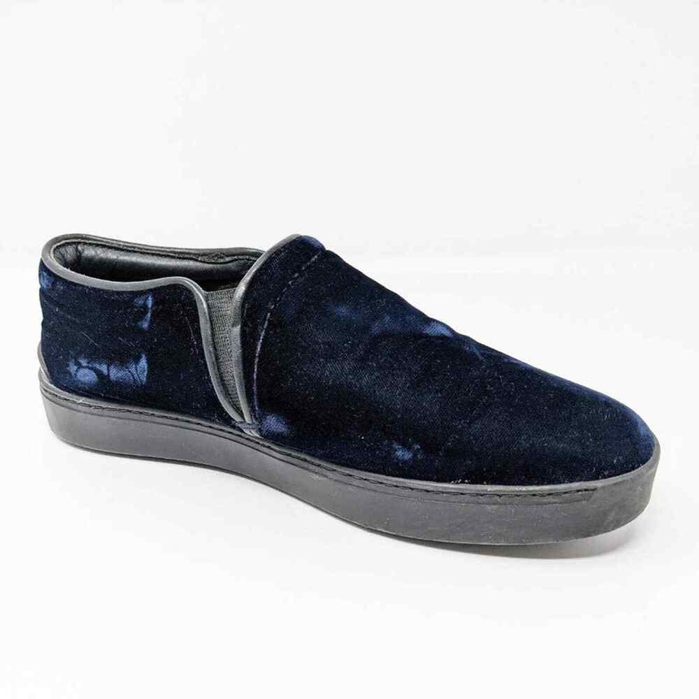 Nwot Velvet Navy Slip-On Shoes